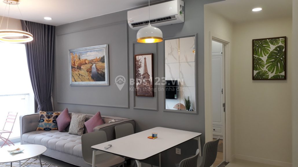 Cho thuê căn hộ 2 phòng ngủ nội thất cao cấp giá 25 tr/tháng