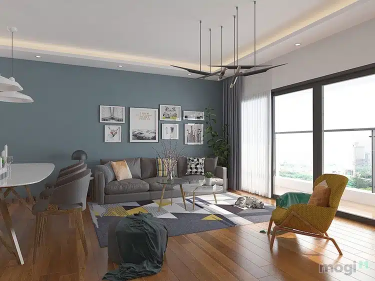 Cho thuê căn hộ Cao Cấp Millennium Q4, 3PN, 2WC full đồ 30 triệu