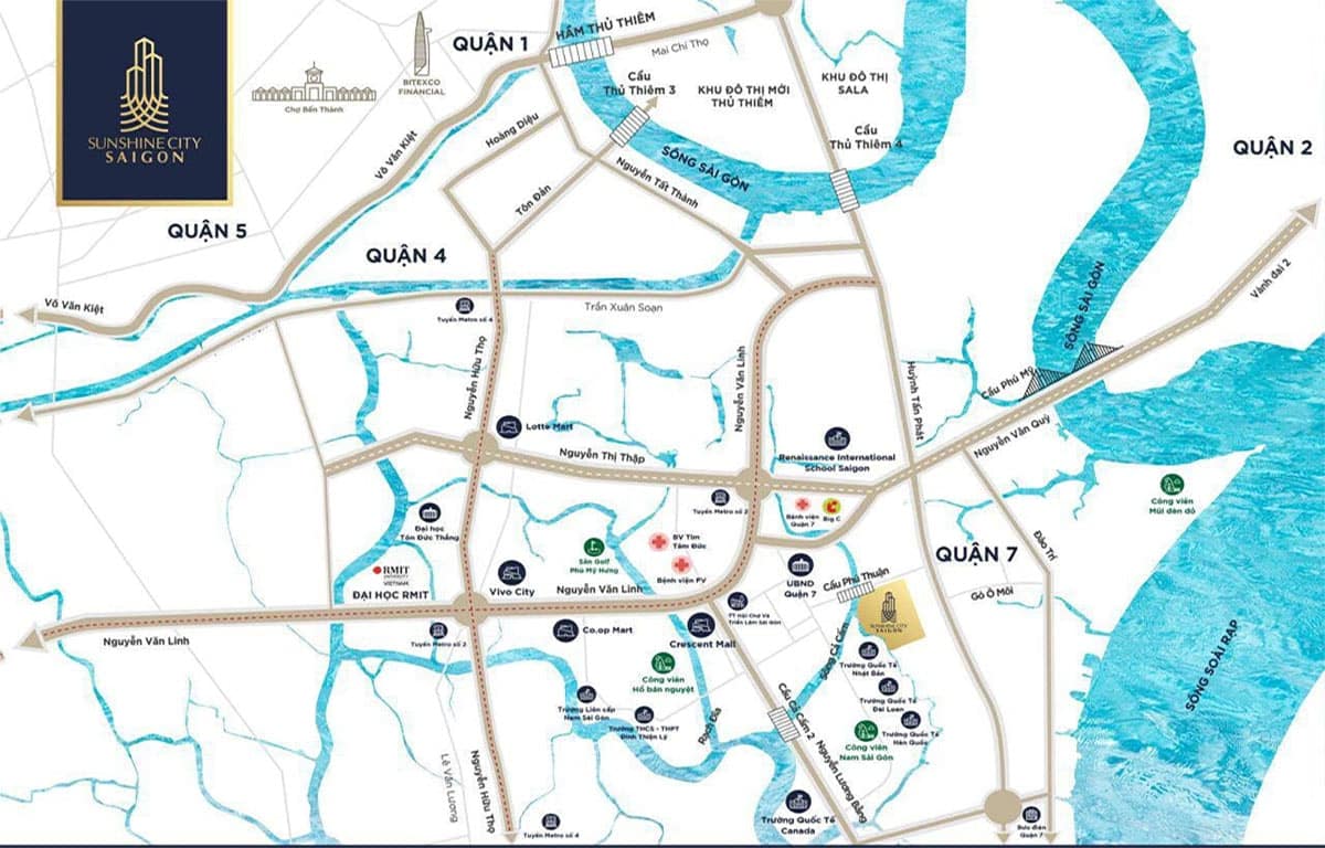 vi tri sunshine city quan 7